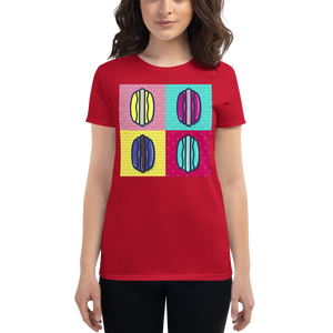 Pop Art Macarons Women's short sleeve t-shirt